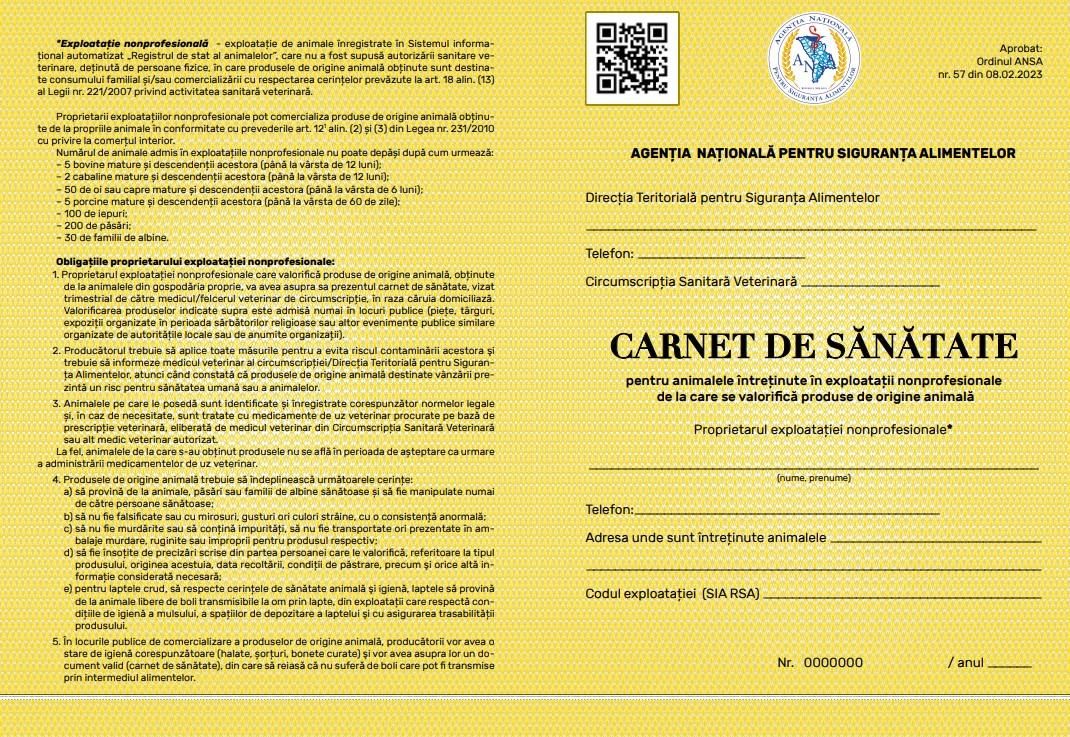 carnet de sănătate