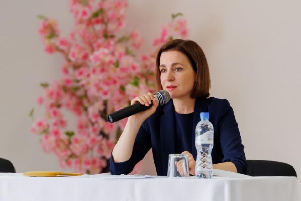 Maia Sandu se întâlnește cu diaspora din Franța. Detalii și înregistrare