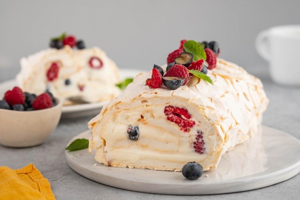 Rețetă de Ruladă Pavlova 