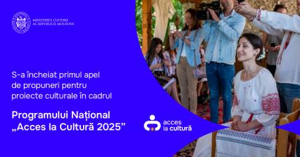 Peste 350 de proiecte depuse în cadrul Programului „Acces la Cultură 2025”