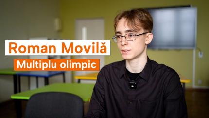 Multiplu olimpic: Povestea remarcabilă a lui Roman Movilă, absolvent din Cahul