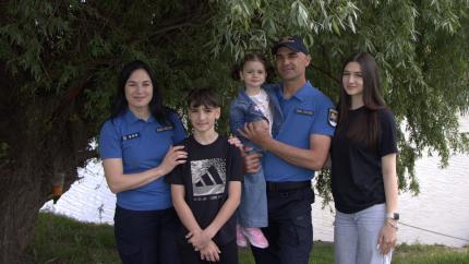 Familia Panioglo, două profesii, o misiune comună: Siguranța țării și a valorilor acasă