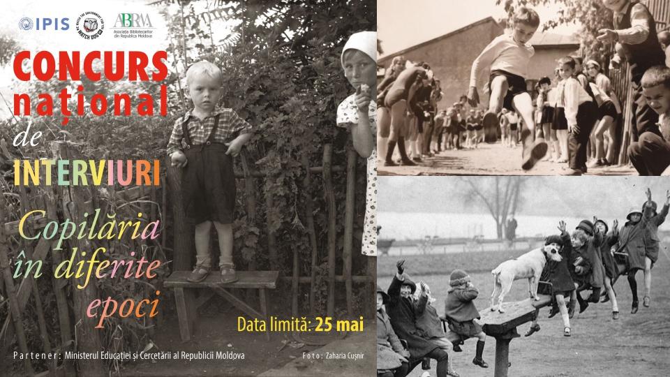 Concurs național: „Copilăria în diferite epoci” — premii de 200 de dolari. Vezi detalii