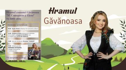 Cum va sărbători comuna Găvănoasa hramul pe 3 iunie