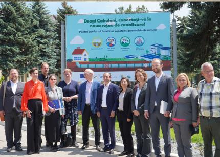 VIDEO // Vizită de monitorizare a lucrărilor de alimentare cu apă și canalizare în municipiul Cahul