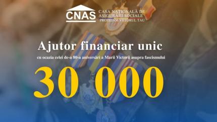 Ajutor financiar de 30 000 lei pentru veteranii celui de-al Doilea Război Mondial