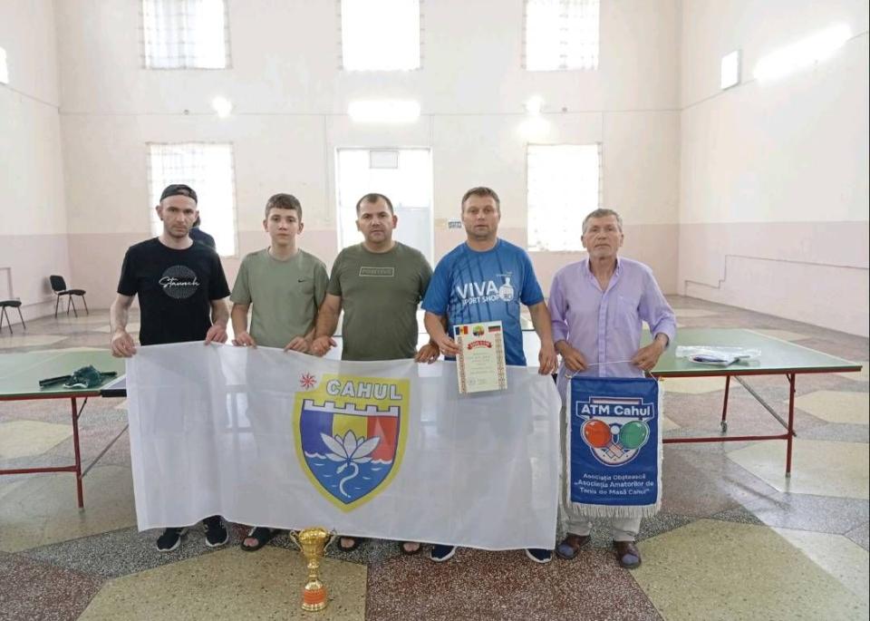 Echipa „ATM Cahul” – locul I la Turneul de Tenis de Masă din Colibabovca
