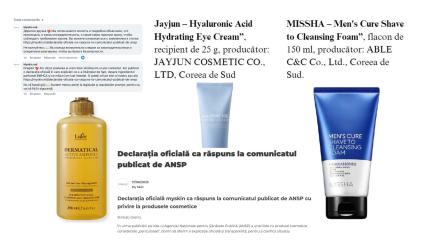 Myskin reacționează la comunicatul ANSP: „Produsele vizate erau conforme la momentul importului. Le-am retras din responsabilitate”