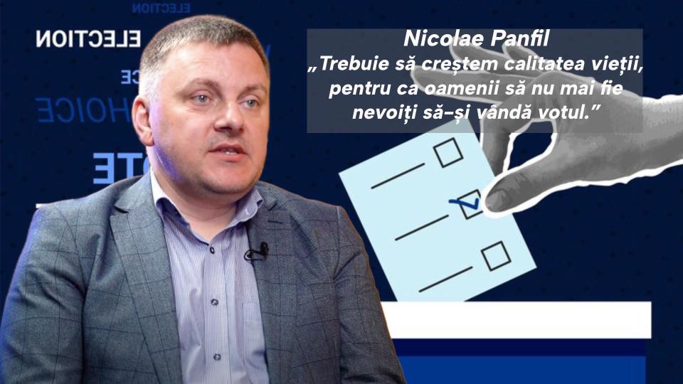 Nicolae Panfil: „Doar așa putem preveni ca alegătorii să cadă în plasa celor care cumpără voturi”