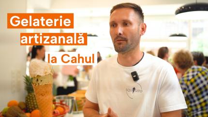 Ce înseamnă înghețată artizanală? Victor Șcraba despre prima gelaterie artizanală  din Cahul