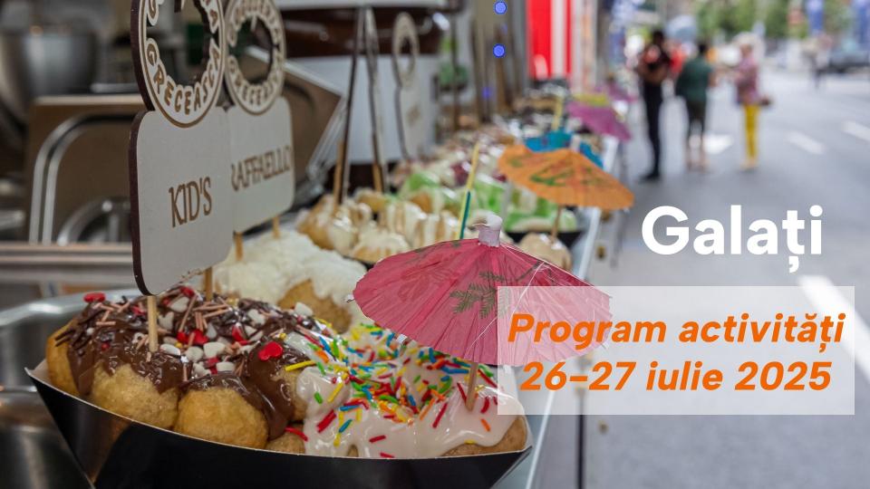 Weekend plin de evenimente la Galați: artă stradală, picnic pe faleză, seară grecească și mare meci pe stadionul Oțelul