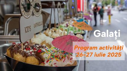 Weekend plin de evenimente la Galați: artă stradală, picnic pe faleză, seară grecească și mare meci pe stadionul Oțelul