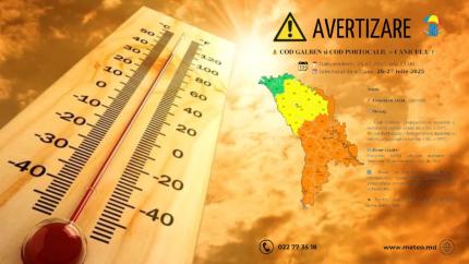 Anunț de caniculă: Temperaturile vor atinge până la +39°C