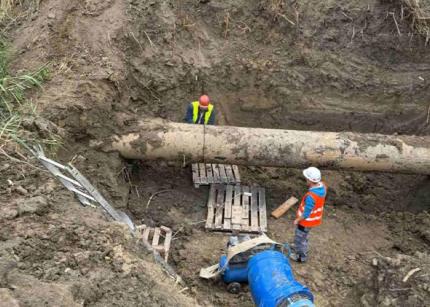 Lucrări de modernizare a rețelei de apă în municipiul Cahul: conducta DN 700, conectată la stația de captare