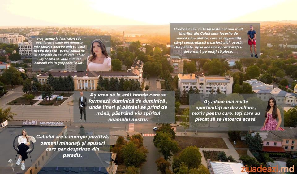 Cahul văzut prin ochii tinerilor: Ce iubesc, ce visează și ce ar schimba