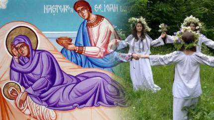 Creștinii ortodocși de stil vechi prăznuiesc Nașterea Sfântului Ioan Botezătorul, sărbătoare cunoscută în popor și ca Sânzienele