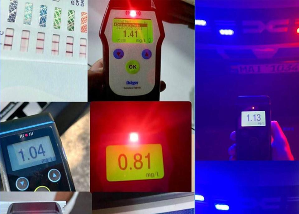 Cahul, în vizorul poliției: 1,87 mg/l pe un scuter electric și 1,13 mg/l la un motociclist