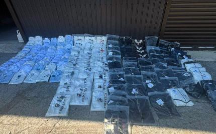Contrabandă cu haine și încălțăminte, stopată la Giurgiulești