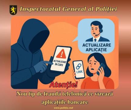 Poliția avertizează: nouă metodă de înșelăciune prin care infractorii obțin acces la telefoane și aplicații bancare
