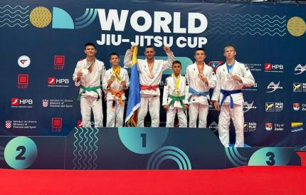 8 medalii pentru sportivii din Cahul la World Jiu-Jitsu Cup