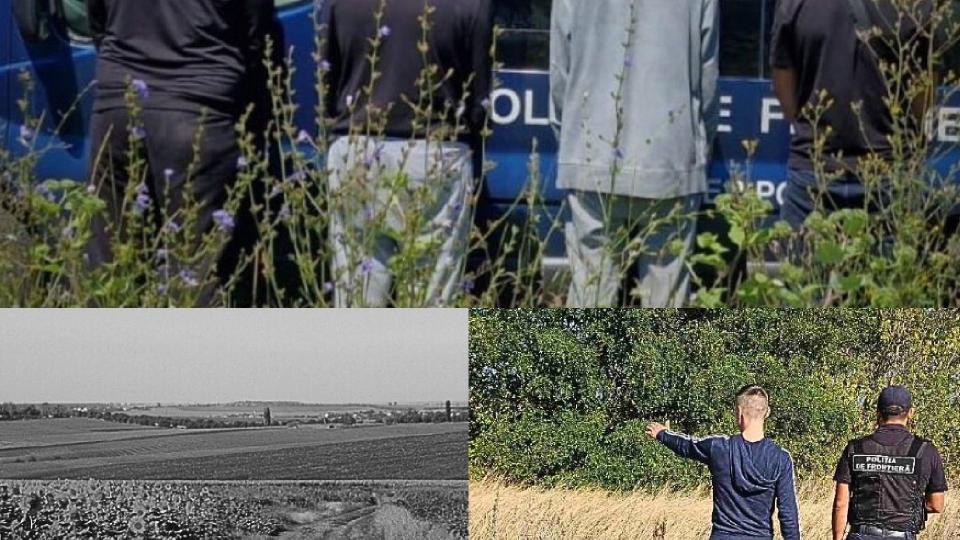 5 cetățeni străini, depistați la trecerea ilegală a frontierei de Sud