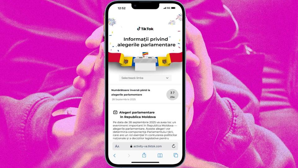 TikTok объявляет меры по защите целостности платформы во время парламентских выборов в Республике Молдова