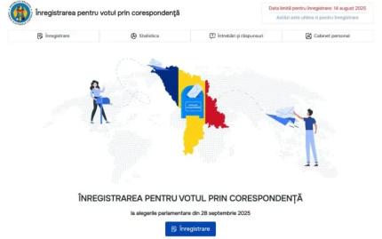 Astăzi este ultima zi de înregistrare pentru votul prin corespondență 