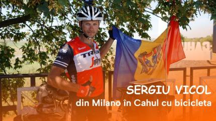 VIDEO// Din Milano la Cahul cu bicicleta: Cum a parcurs Sergiu Vicol 2.250 km ca să ajungă acasă