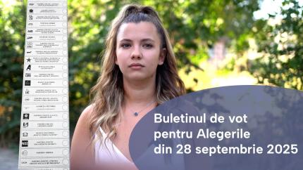 VIDEO | Cum va arăta buletinul de vot la Alegerile Parlamentare 2025