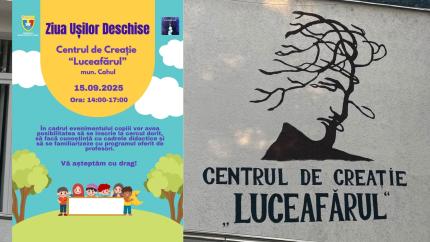 Ziua Ușilor Deschise la Centrul de Creație „Luceafărul” din Cahul: invitație la descoperirea talentelor