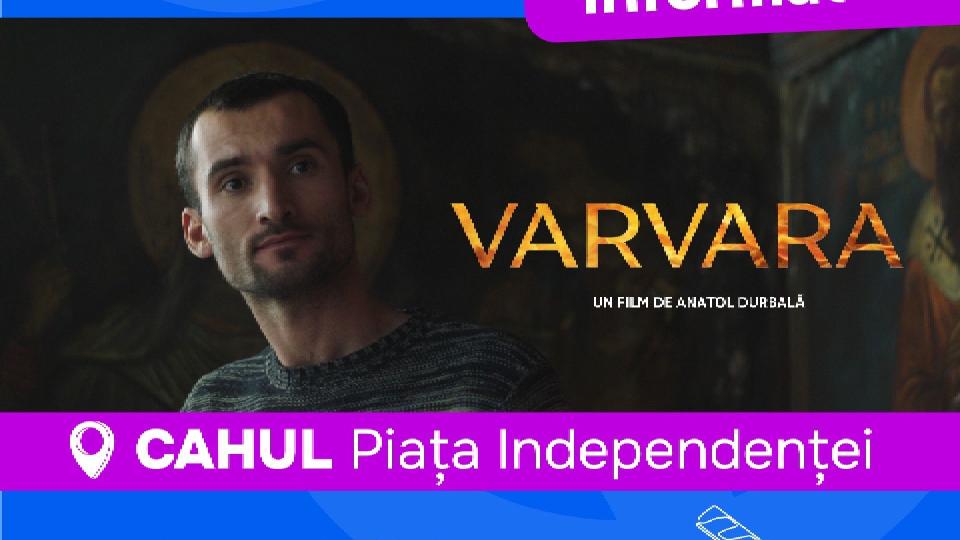 Proiecția filmului „Varvara” și lecții despre vot corect în Piața Independenței din Cahul