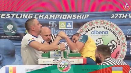 Cahul pe harta sportului mondial: Artiom Bondarev, locul IV la Campionatul Mondial de Armwrestling