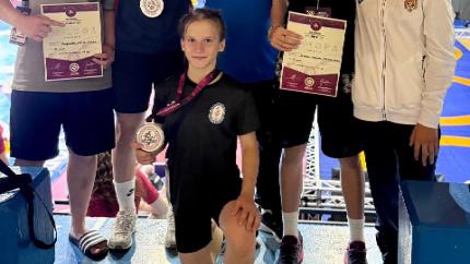 VIDEO | Ambiția nu are vârstă: Rusalina Portaru, vicecampioană continentală în luptele feminine U-15