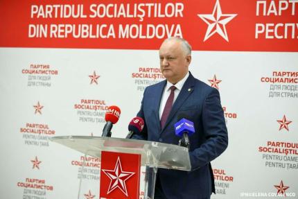Igor Dodon merge în Parlament: Vom lucra din opoziție în interesul cetățenilor