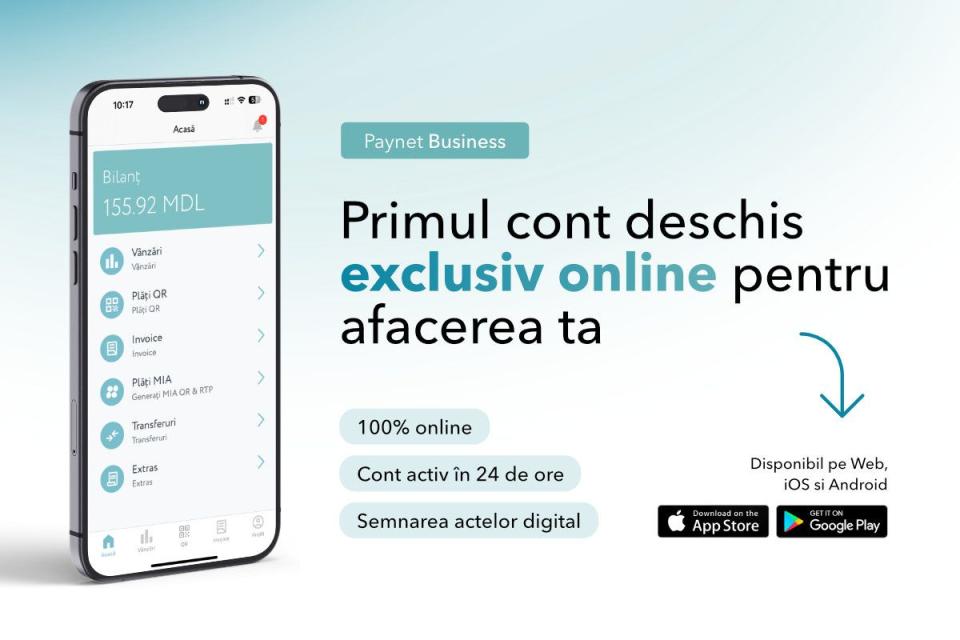 Cât timp pierzi cu hârtii și drumuri la bancă? IMM-urile din Moldova au acum o scurtătură digitală: Paynet Business 