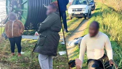 Trei africani au trecut Prutul înot din Moldova în România