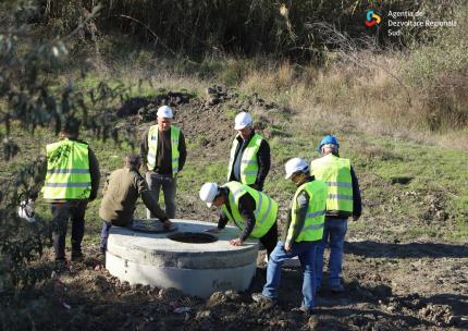 Proiectul de apă și canalizare din raionul Cahul avansează. Echipa ADR Sud a monitorizat stadiul lucrărilor