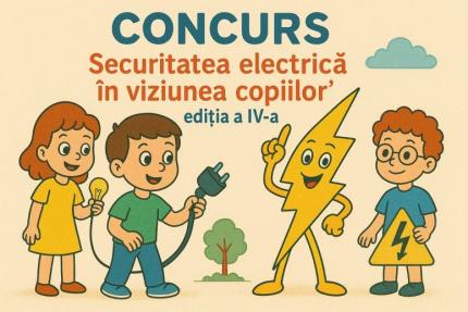 Elevii din clasele I–IX sunt invitați să-și exprime creativitatea în cadrul concursului național „Securitatea electrică în viziunea copiilor”