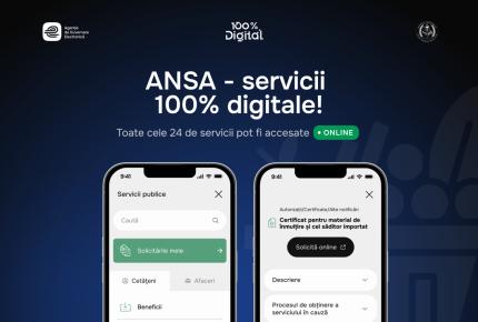 ANSA devine 100% digitală. Ce servicii sunt disponibile