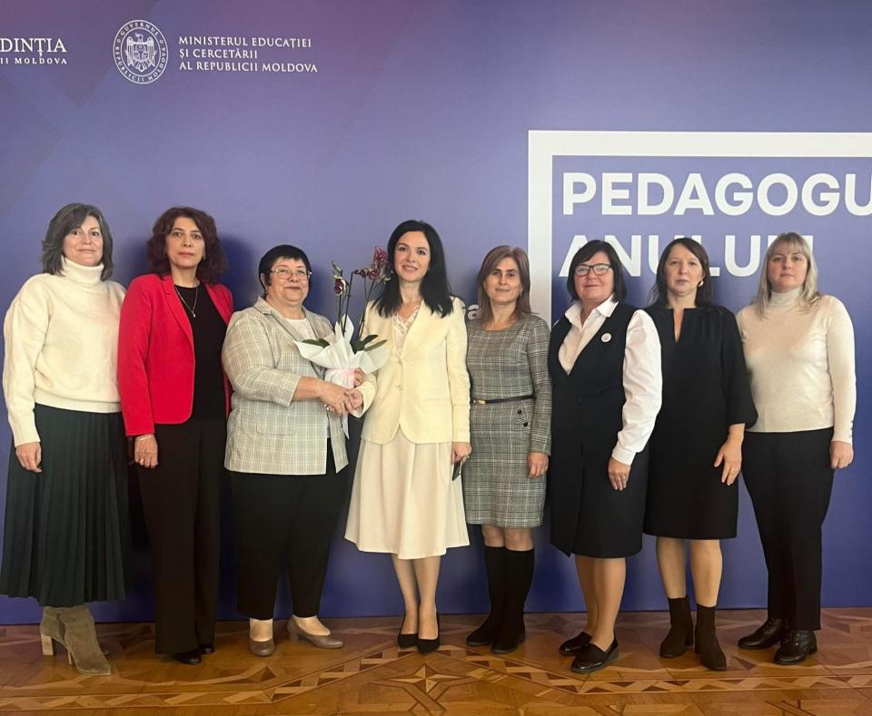 Profesoara Iulia Cabac din Cahul, laureată a Concursului Republican „Pedagogul anului 2025”