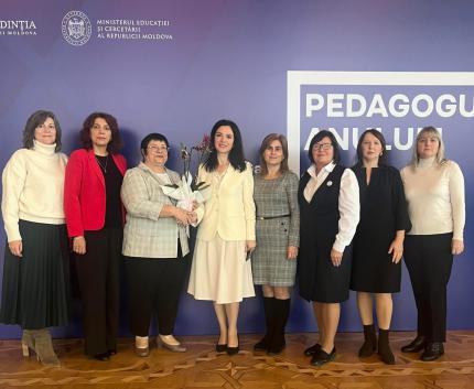 Profesoara Iulia Cabac din Cahul, laureată a Concursului Republican „Pedagogul anului 2025”