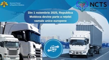 Serviciul Vamal: din 1 noiembrie 2025, Republica Moldova devine parte a rețelei vamale unice europene