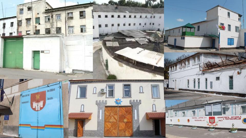 Список и адреса тюрем Республики Молдова