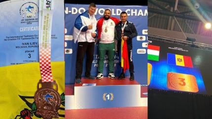 Locul III mondial pentru Ivan Iliev la Campionatul Mondial Taekwon-Do ITF 2025
