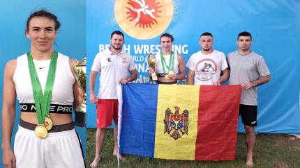 Irina Rîngaci, campioană mondială la lupte pe plajă