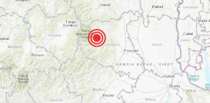 Cutremur de magnitudine 4,2 în zona seismică Vrancea | 22 octombrie 2025 ora 10:23