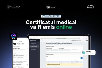 Certificatul de concediu medical va fi emis exclusiv online