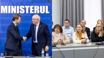 Andrian Gavriliță, noul ministru al Finanțelor, prezentat echipei de către prim-ministrul Alexandru Munteanu