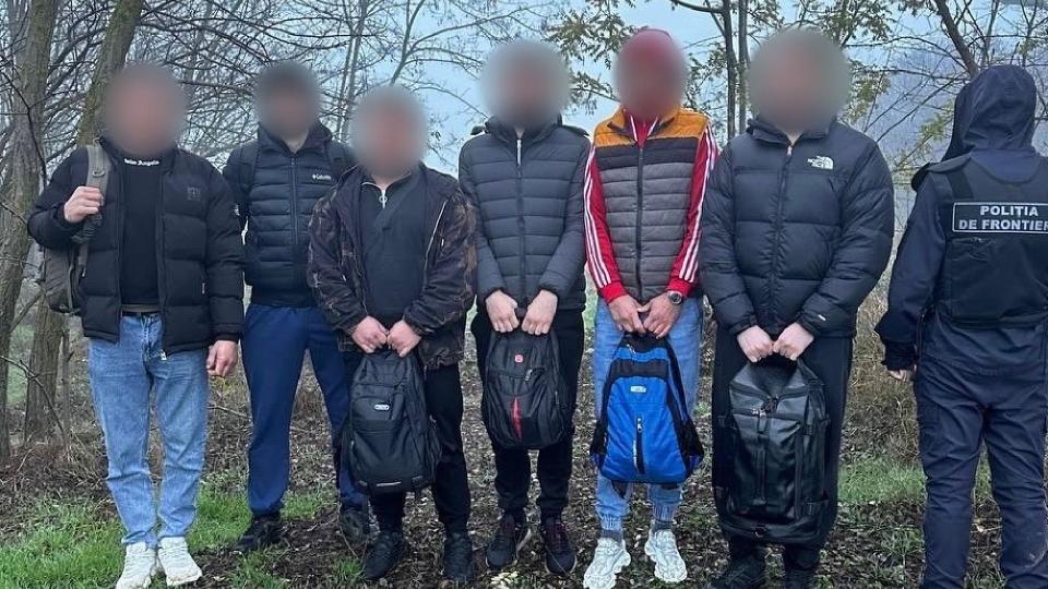 14 Cetățeni străini, documentați în ultima săptămână pentru trecerea ilegală a frontierei de Sud