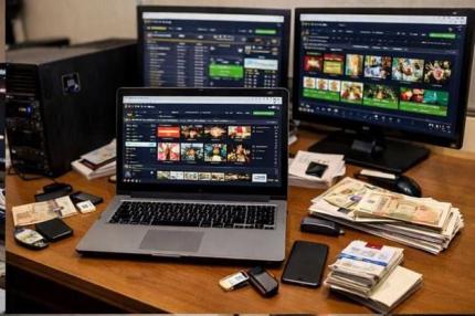 Percheziții în sudul și centrul țării într-un dosar privind jocuri de noroc online ilegale